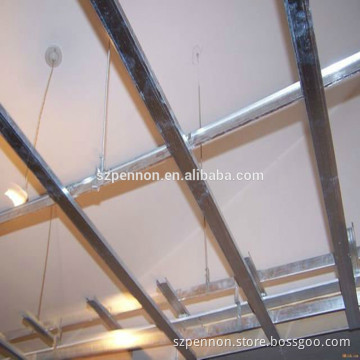 High Strength Light Steel Suspended Ceiling Grid Components C Channel Furring Channel